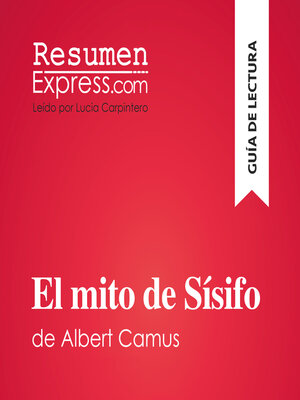 cover image of El mito de Sísifo de Albert Camus (Guía de lectura)